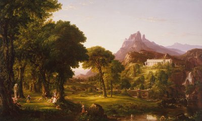 アルカディアの夢 作： Thomas Cole